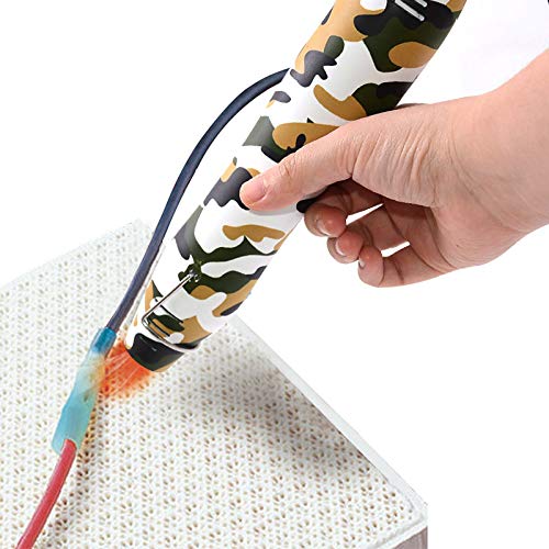 mofa Resin Heat gun,6.6ft Cable 300W Heat Gun for Crafts,Acrylic Paint Dryer Multi-Purpose Electric Heating Nozzle (Camo) - color: Camo