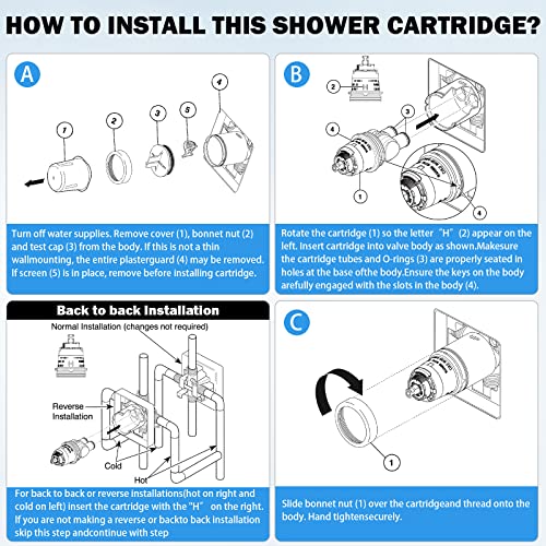 RP46074 Shower Cartridge for Delta Monitor 13/14 Tub/Shower Faucet - style: RP46074