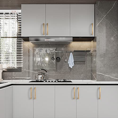Amerdeco 10 Pack Champagne Bronze Cabinet Pulls 4 Inch(102MM) Hole Centers Kitchen Cabinet Handles Hardware Kitchen Handles for Cabinets Cupboard Handles Drawer Pulls ZH0032 - color: Champagne Bronze, size: 4"/102MM Hole Center