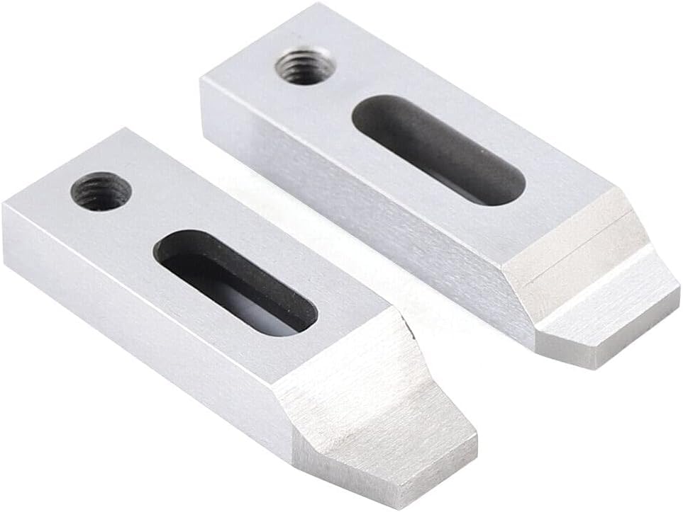 4PC M8 Clamp Kit Set Stainless Jig Holder Wire EDM Stainless Jig Holder for Clamping Rotary Tables Milling Tables Face Plates & Vertical Slide (70mm)