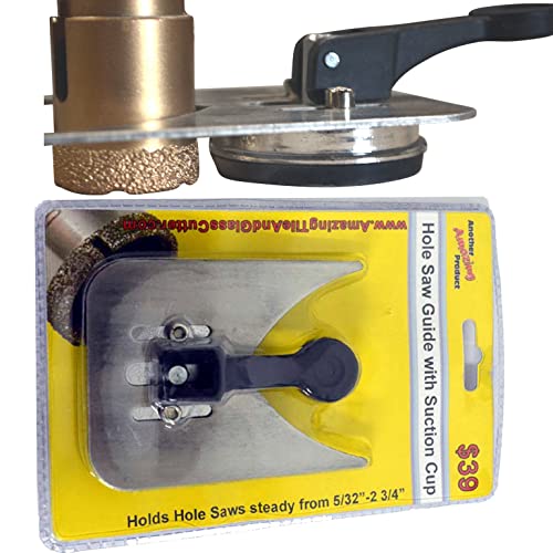 Diamond Hole Saw Core Drill Bit Kit for Concrete Porcelain and Granite in Case 8 Piece 1/4, 5/16,1/2,3/4,7/8,1,1 3/8 fits Angle Grinder - size: 8 Pce Hole Saw Kit Dry Cut