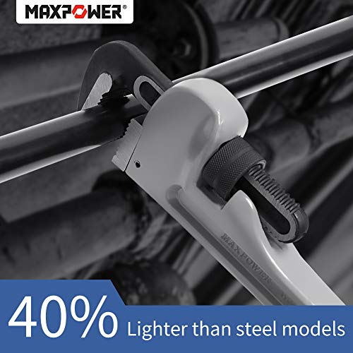 MAXPOWER 24 inch Pipe Wrench, 3 inch Jaw Opening - size: 24-inch, style: Straight Pipe Wrench