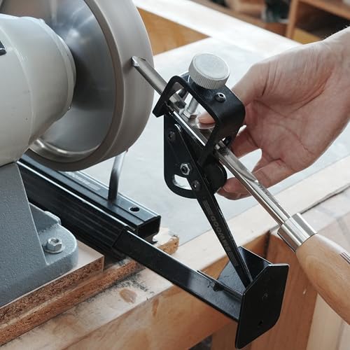 BG-GRIND4 4PCS Set Complete Grinding Jig System for Wood Chisels, Grind Sharpening System to Sharpen Lathe Turning Tools, Chisels, Skews, Bowl Spindle Gouges etc. - color: Bg-grind4