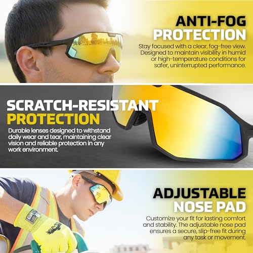 Raven Protective Eyewear - color: Black/Indoor/Outdoor