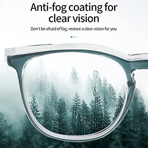 Safety Glasses for Men Women Nurses Anti Fog Stylish Fashion Comfortable Goggles with Side Shields Eye Protection for Adult - color: Dark Blue