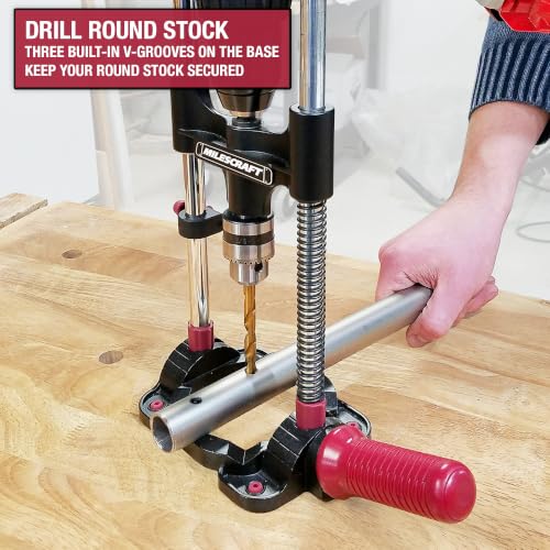 Milescraft DrillMate Portable Drill Guide Adjustable Precision Drilling Jig