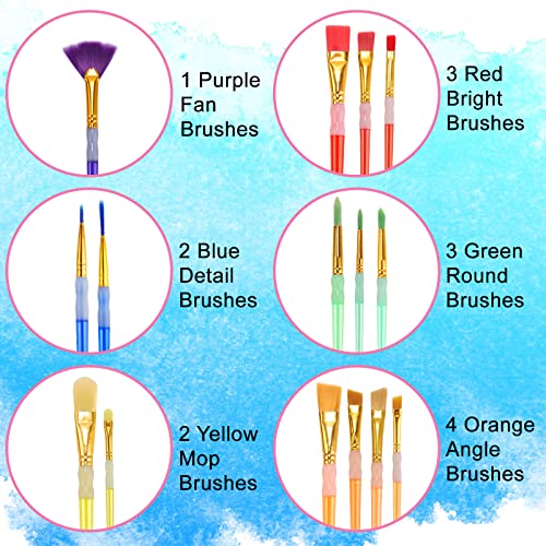 15Pcs Paint Brushes Value Pack - size: Large