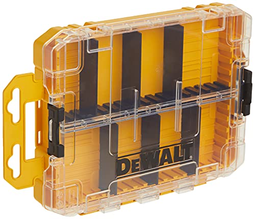 DEWALT Tool Box, Medium 8-Compartments Small Parts Organizer, Portable Tough Case Screw Organizer Toolbox with Customazible Dividers (DWAN2190) (Pack of 5) - size: One Size (Pack of 5)