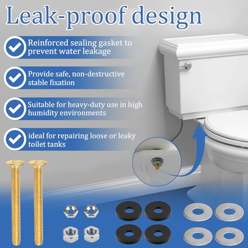 6101 Toilet Tank to Bowl Bolt Kits Replacement for Fluidmaster