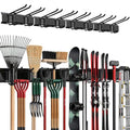 TIDYME Garage Wall Organizer, Shovel Holder Wall Mount, 64" Double Hooks - size: 64" (0 Shelves)