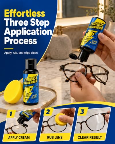 Eyeglass Scratch Remover,Lens Scratch Remover For Eye Glasses(1Set)