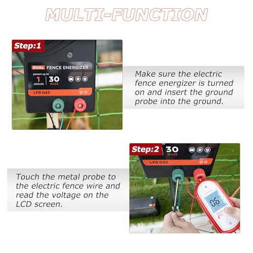 Electric Fence Voltage Tester and Fault Finder, Voltage 200-15000V