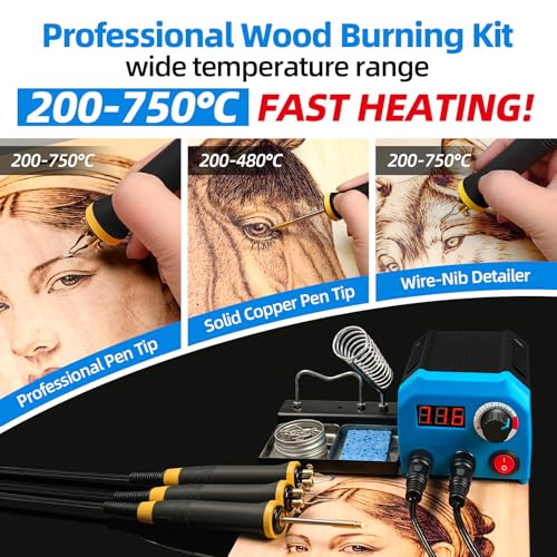 FIRElood Wood Burning Kit Tool Pen