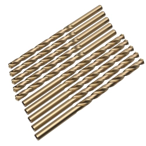 LU&MN M35 Jobber Drill Bits, 5/32", 10 Pcs - size: 5/32"