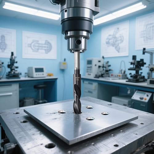 11/16 Drill Bit for Metal and Hardened Steel, M35 Cobalt 1/2 Inch Reduced Shank Industrial Grade Heavy Duty Drill Bit, with Index Storage Case - size: 11/16 in