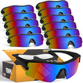 Safety Glasses for Men, Anti Scratch & UV Protection Work Glasses - color: 12pack-multicolor