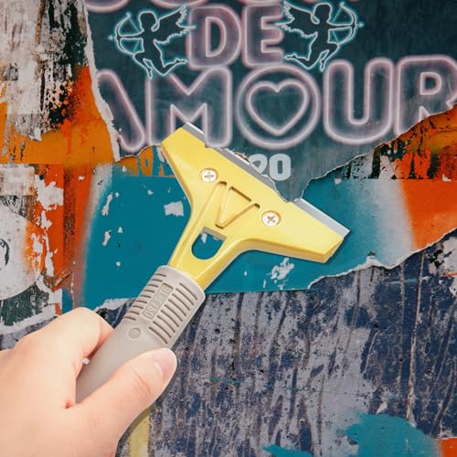 FOSHIO Professional Wallpaper Tools Kit, Including Wallpaper Smoothing Brush, Seam Roller, Paste Brush, Wallpaper Smoothing Tool, Wallpaper Scraper, Vinyl Wrap Gloves, Mesureing Tape, Exacto Knife - color: 03 Wallpaper Kit
