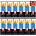 AROIC Acrylic Paint Brush Set, 12pack/120pcs Nylon Hair Paint Brushes - size: 120pcs-blue