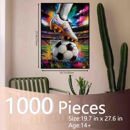 Soccer Field Football Puzzles for Adults 1000 Pieces - color: Sports 06
