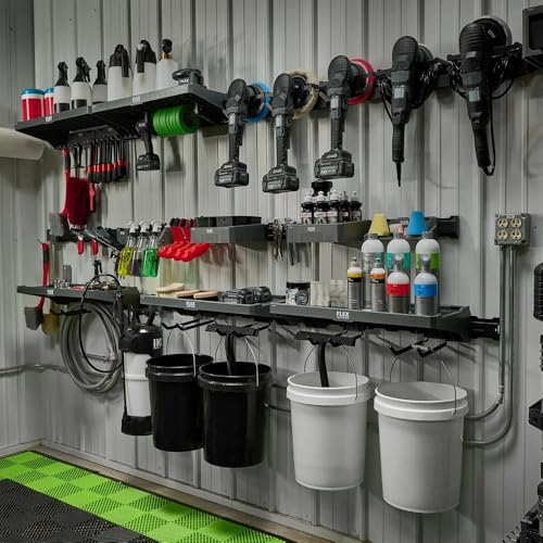 FLEX TRACK-LOCK 10-Pc. All Purpose Wall Storage Set - FSM1502-10 - style: 10-Pc. All Purpose Wall Storage Set