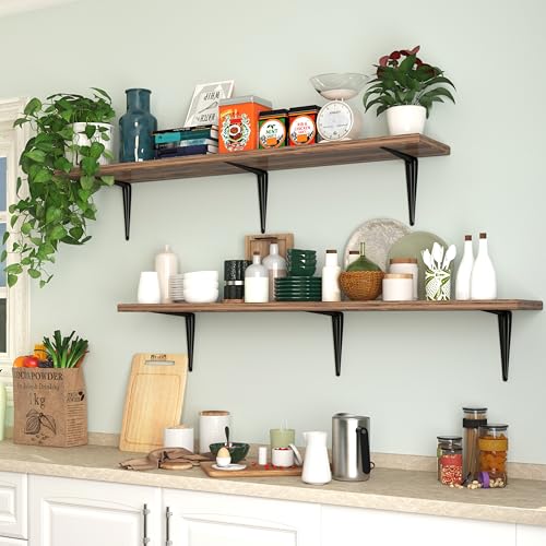 20 Pack Shelf Brackets 12 Inch, Black Metal Brackets for Shelves, L Shape Shelving Brackets (Black, 12" x 10") - color: Black, size: 12" x 10"