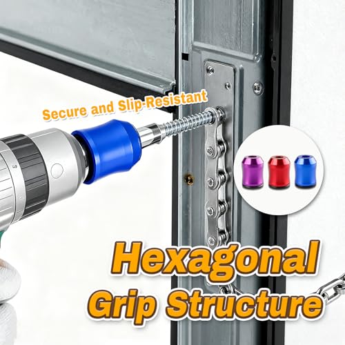 3PCS Strong Magnetic Screw Rings ，3PCS Magnetic Screwdriver，Removable Magnetic Screwdriver Drill Bit Holder for Hex Screwdrivers and Electrician Impact Drills Power, DIY Tool Accessories - color: 3pcs Strong Magnetic Screw Rings ，3pcs Magnetic Screwdriver