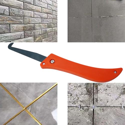 ZCZQC 12PCS Grout Removal Tool Includes 2 Grout Removing Saws and 10 Grout Removing Knives 0.7mm Ceramic Tile Grout Cleaning Tool Kit for Kitchen Bathroom Bedroom Corner Gap Edge Kit