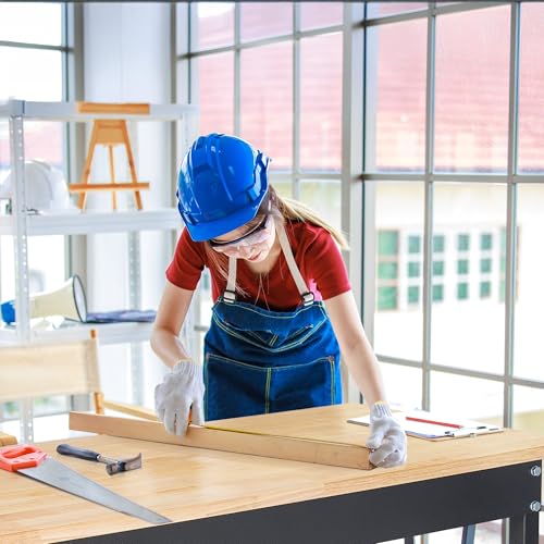 60" Adjustable Work Bench, Rubber Wood Top Workbench - size: 60 inches (with socket and wheels)
