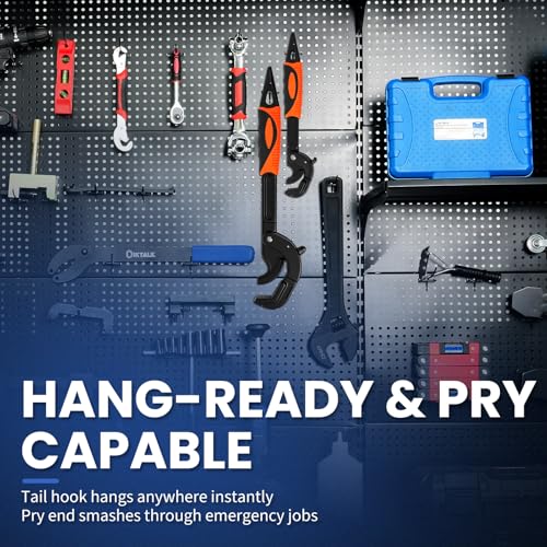 Self-Adjusting Pipe Wrench Set, 10" & 15", Power Grip for Plumbing & Auto Repair, 14-60mm Jaw, Anti-Slip Teeth, Chromium Steel