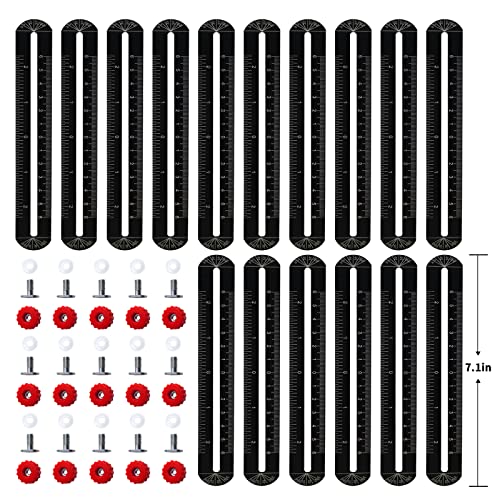 WiseWater 16-Sided Multi Angle Measuring Ruler, Aluminum Alloy Angle Finder