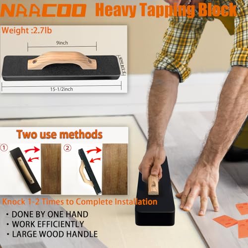 NAACOO Laminate Flooring Tools,5in1 Heavy Floor Install Kit for Vinyl Plank - style: 5 in 1 Flooring Tools