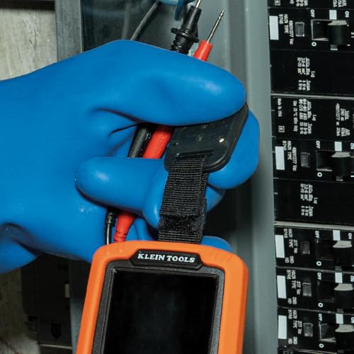 Klein Tools MM450 Slim Digital Multimeter, Reverse Contrast Display with Lead Alert, Auto-Ranging TRMS, 600V AC/DC Voltage, Current, Resistance, Temp, Frequency, Continuity - size: Slim Meter