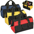Sanwuta 3 Pack 18 Inch Tool Bags, Classic, Blue, Red, Yellow - color: Blue, Red, Yellow, size: 18 Inch, style: Classic