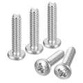 uxcell #6-32x5/8 Pan Head Machine Screws, 304 Stainless Steel 18-8 Screw, Phillips Drive, Fully Threaded, Bright Finish, Pack of 25 - size: #6-32x5/8"