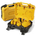KATA 28 Piece Bi Metal Hole Saw Set 3/4"-4-3/4" for Metal Wood PVC Drywall - color: 28 PCS