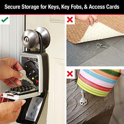 Master Lock Push Button Key Lock Box, Indoor Outdoor for 5 Keys 5422EC - size: 3-1/2 In. H. x 2-1/4 In. W. x 1 In. D., style: 1 Pack