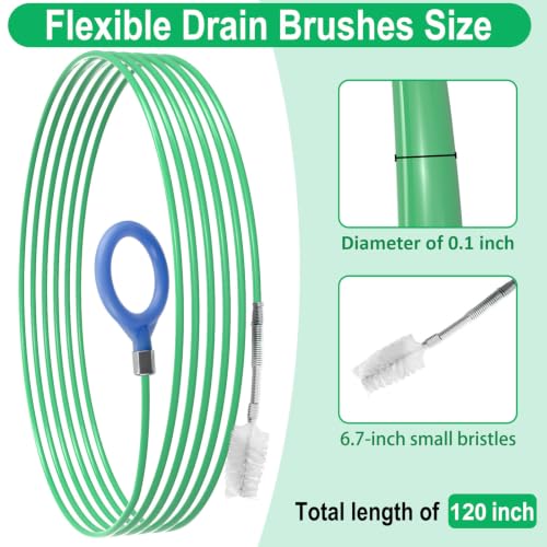 Auto Sunroof Drain Cleaning Tool, 120 Inch Flexible Tube Cleaning Brush - size: 120 Inch kits