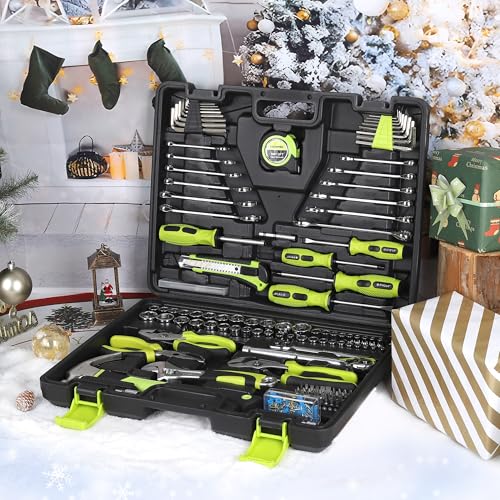FASTPRO 225-Piece Home Repairing Tool Kit with Tool Box