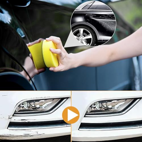 Upgraded Car Scratch Remover Polishing Wax,Cars Scratch Repair Paste with Wipe and Sponge,Car Paint Scratchs Repair Kit for Deep Scratches,Scratch Remover for Vehicles,Car Paint Polishing&Restore - color: 002