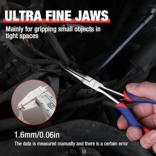 WORKPRO 7" Needle Nose Pliers, Smooth Jaws