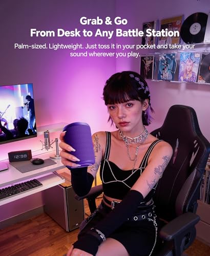 Portable Bluetooth Speaker Beach Essentials: IPX5 Waterproof for Outdoor - color: Purple