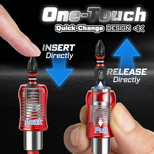 GEINXURN Mini Ratchet Wrench Set, 72 Teeth Ratchet Wrench For Tight Spaces, Locking Bit Holder, Change Adapter and Mini Socket Ratchet Comes in a Push-Pull Tin Case, Ideal for Repair and DIY projects - size: 16