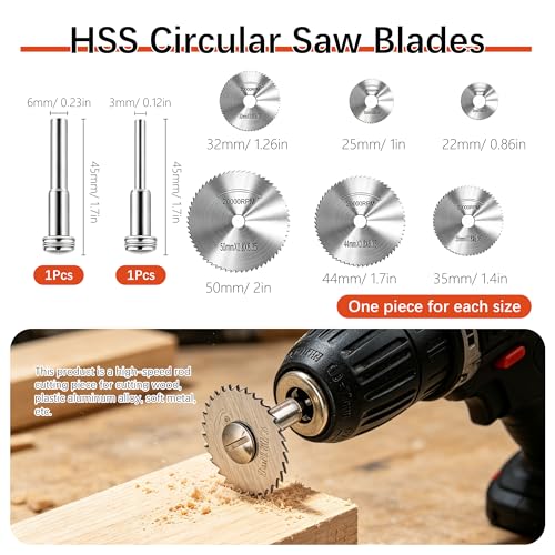 148Pcs Sanding Drums & Cutting Wheel Set for Dremel Rotary Tools Dremel Tool Accessories Kits for Wood Metal Plastic Cutting Rust Removal Polishing Smoothing Sharpening