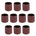 uxcell 1 Inch x 1 Inch Sanding Sleeves 240 Grits Sandpapers Band Drums 10 Pcs - size: 240 Grits
