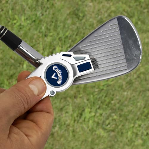 Callaway 4-in-1 Golf Divot Repair Tool - color: Navy/Silver