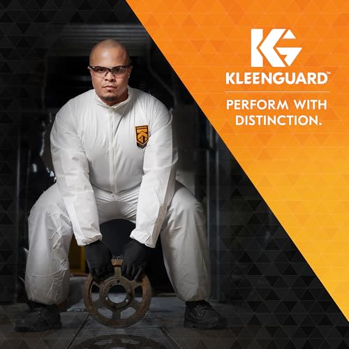 KleenGuard™ V30 Nemesis™ Safety Glasses (14481),Blue Lenses with Mirror coating, Black Frame, Unisex Eyewear (12 Pairs/Case) - size: One Size