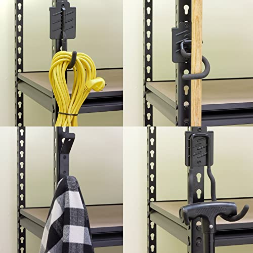 Wallmaster Boltless Shelving Hooks for 1.5 inch Keyhole Shelving Unit 7 Pcs - size: 7 pcs-Unspecified