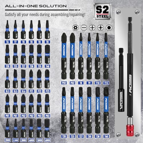 80-Piece Premium Magnetic Impact Nut Driver Set Metric & SAE with Socket Adapters, Bit Holder, Wing Nut Driver, Universal Sockets, Quick Release Extension, Power Bits - style: Multi-Use Kit