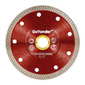 GoYonder 4.5 Inch Super Thin Diamond Saw Blade for Cutting Porcelain Tiles,Granite Marble Ceramics (4.5" -Red) - size: 4.5"-Red