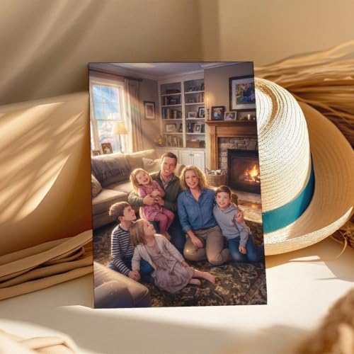 Dreamy Anime Style Canvas Painting from Photo Custom Decor - color: Dreamy Anime
